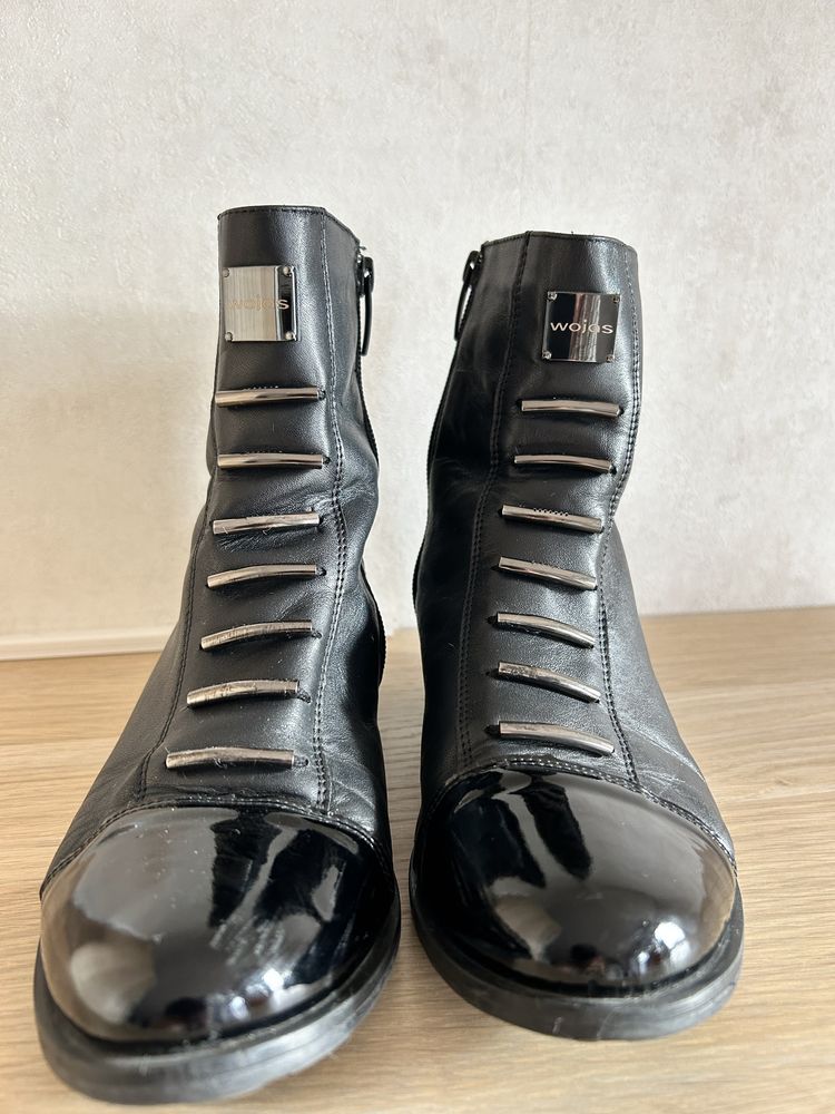 Buty botki Wojas czarne r. 39