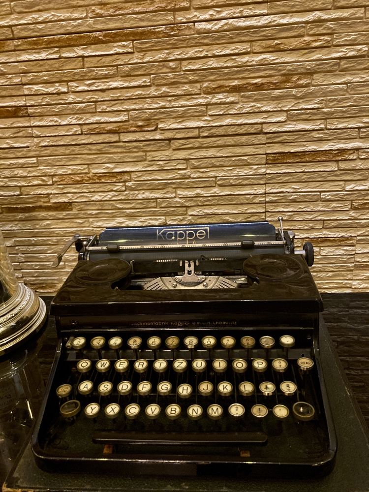 Maszyna do  pisania bardzo dobry stan kappel stara antyk kolekcja