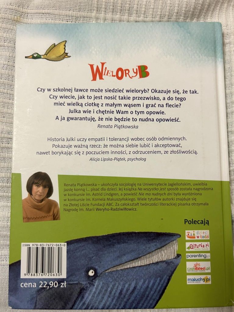 Książka dla dzieci "Wieloryb"