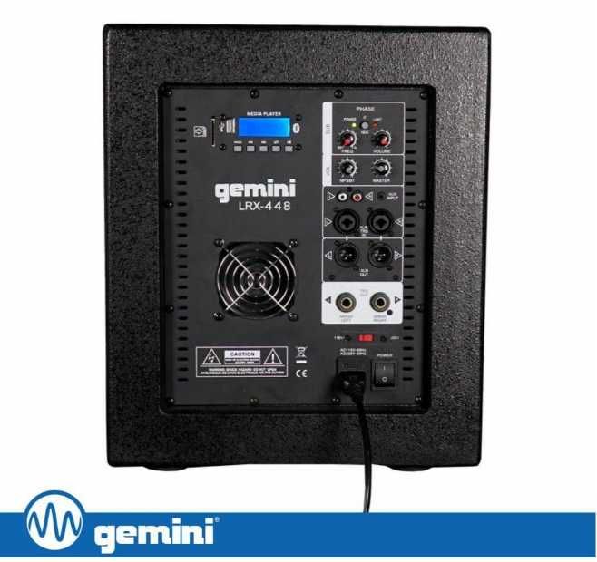 Sistema LINE-ARRAY Ativo 8 Colunas 4x4"+SUB 12" 1000W GEMINI