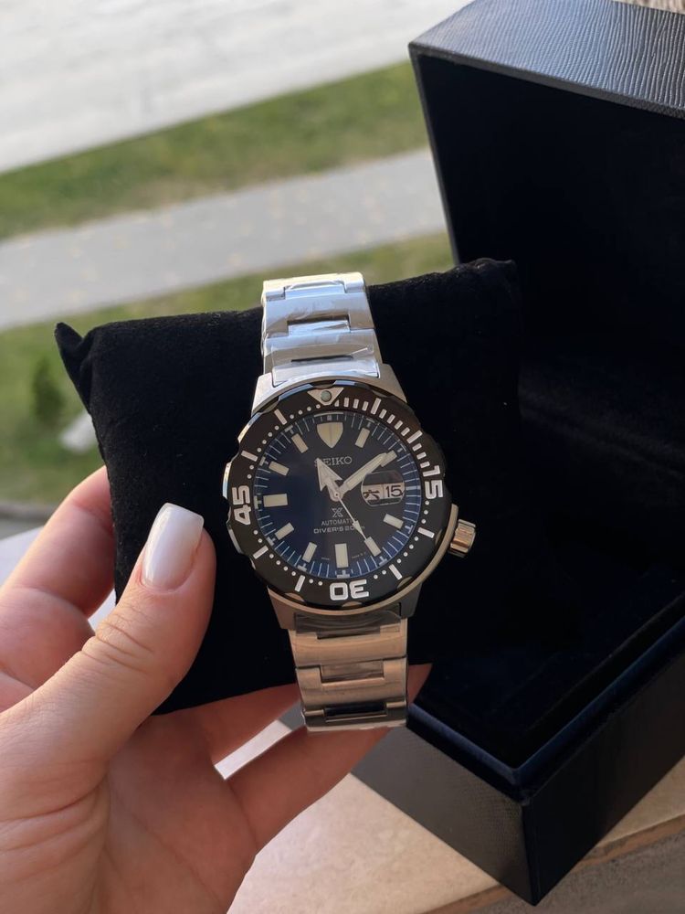 Чоловічий годинник Seiko SRPD25K1 MONSTER Prospex Automatic