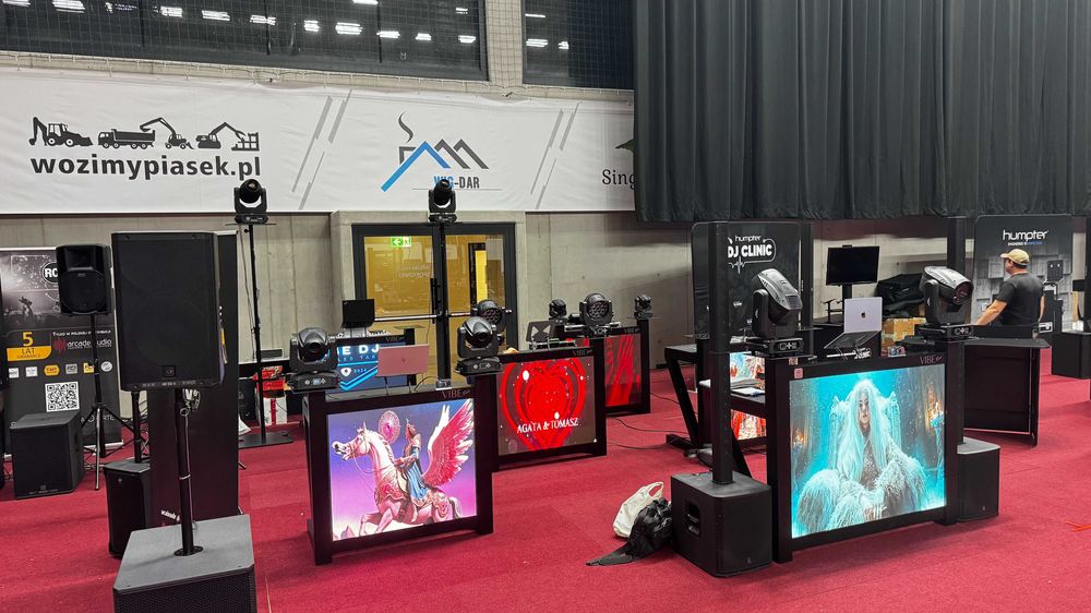 Stanowisko LED dla Dj, Stół LED dla Dj, Ekrany LED