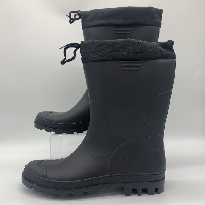 Buty męskie kalosze za kostkę PIER ONE rozmiar 47 czarne wysokie