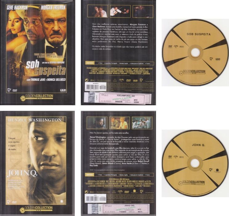 Grandes Filmes Expresso & Golden Collection DVD