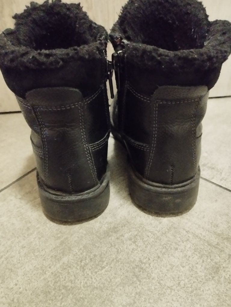Kozaki buty trzewiki zimowe Lasocki czarne 26