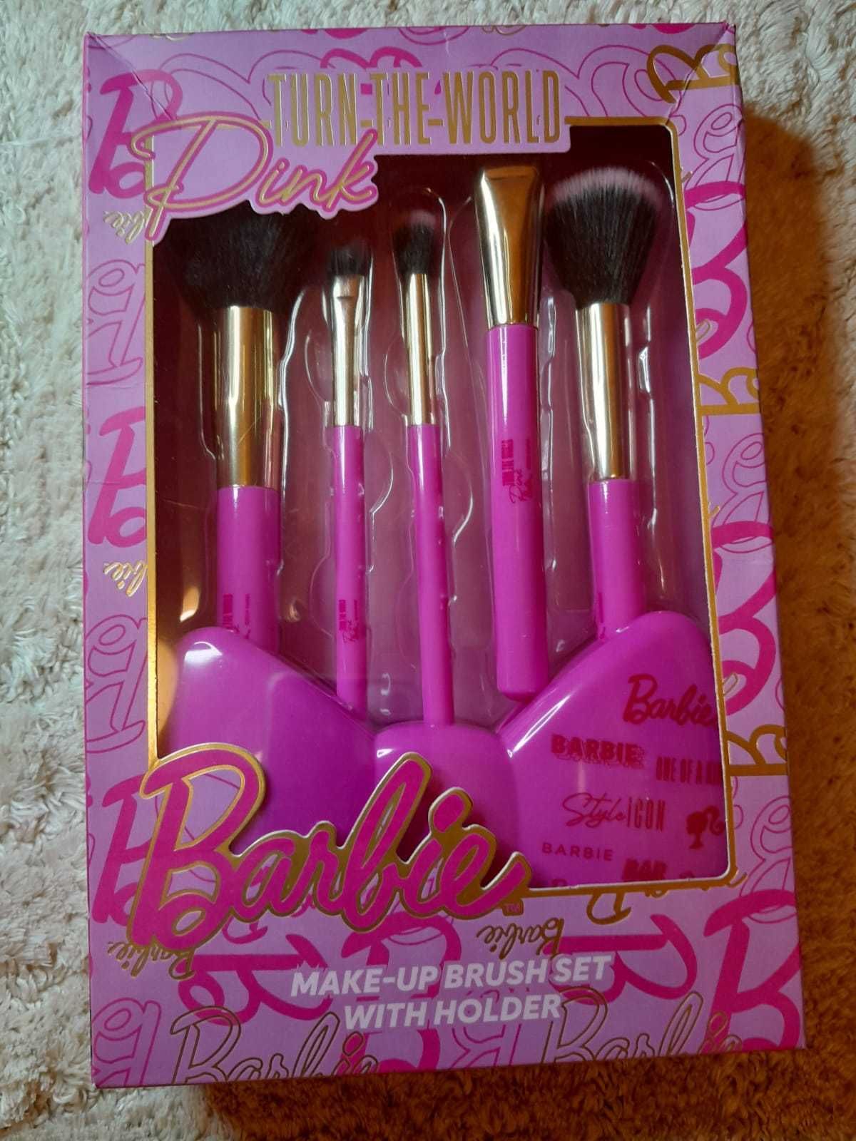 Nowe pędzle do makijażu w pojemniku Barbie szybka wysyłka