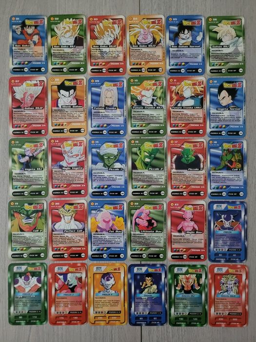 Karty Dragon Ball Chio - 30/30 DBZ do gry