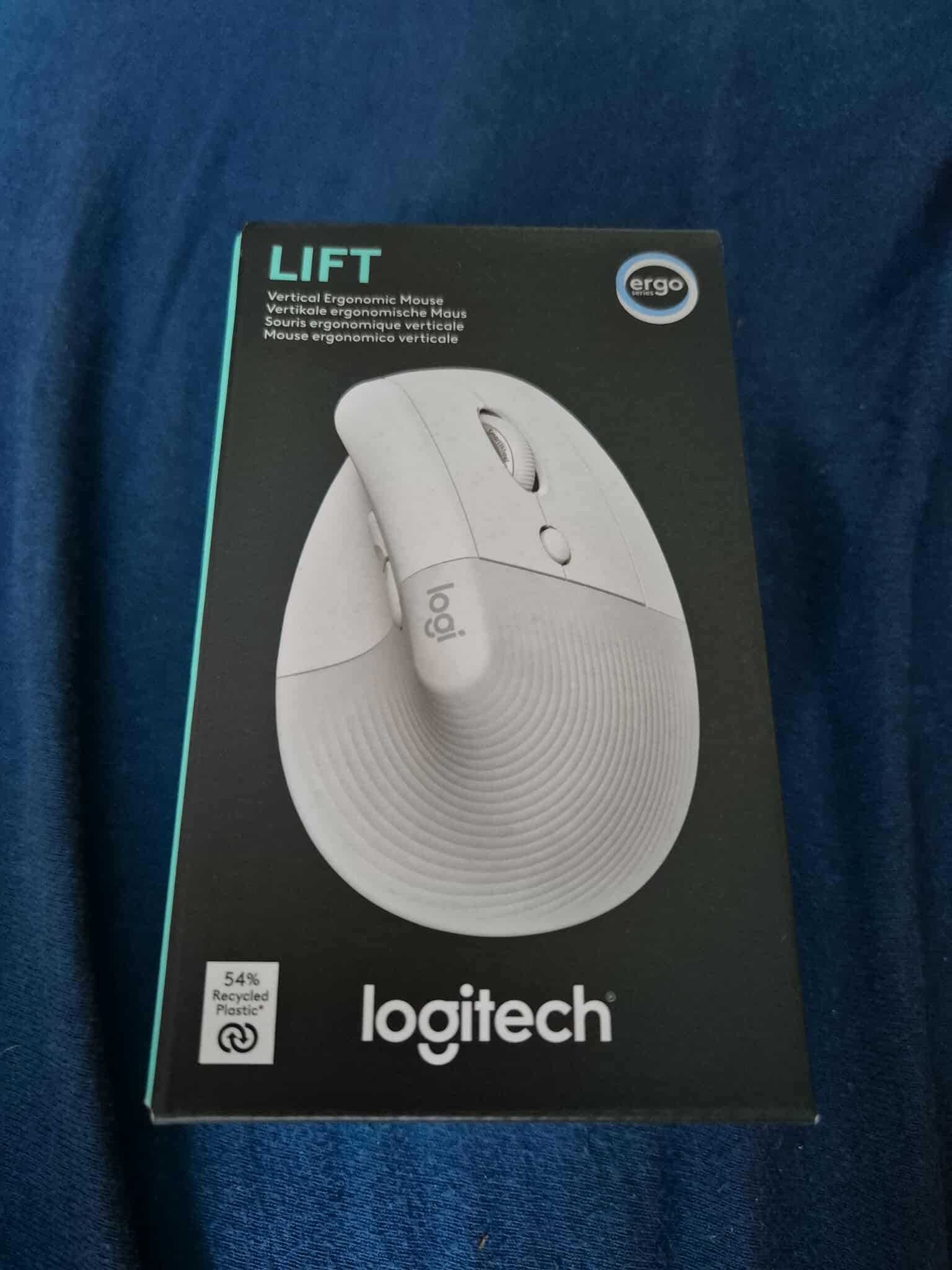 Mysz Logitech Lift Vertical praworęczna biała