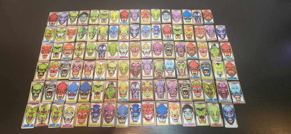 Наклейки, наклейка з 90-иг Iskeletor Kolej №1. 100 штук