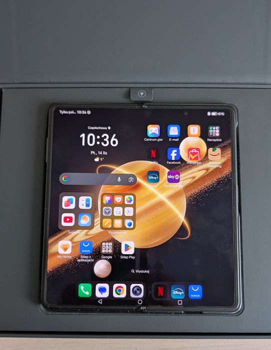 Smartfon Honor Magic V3, 12/512 GB, kolor czarny.prawie nowy