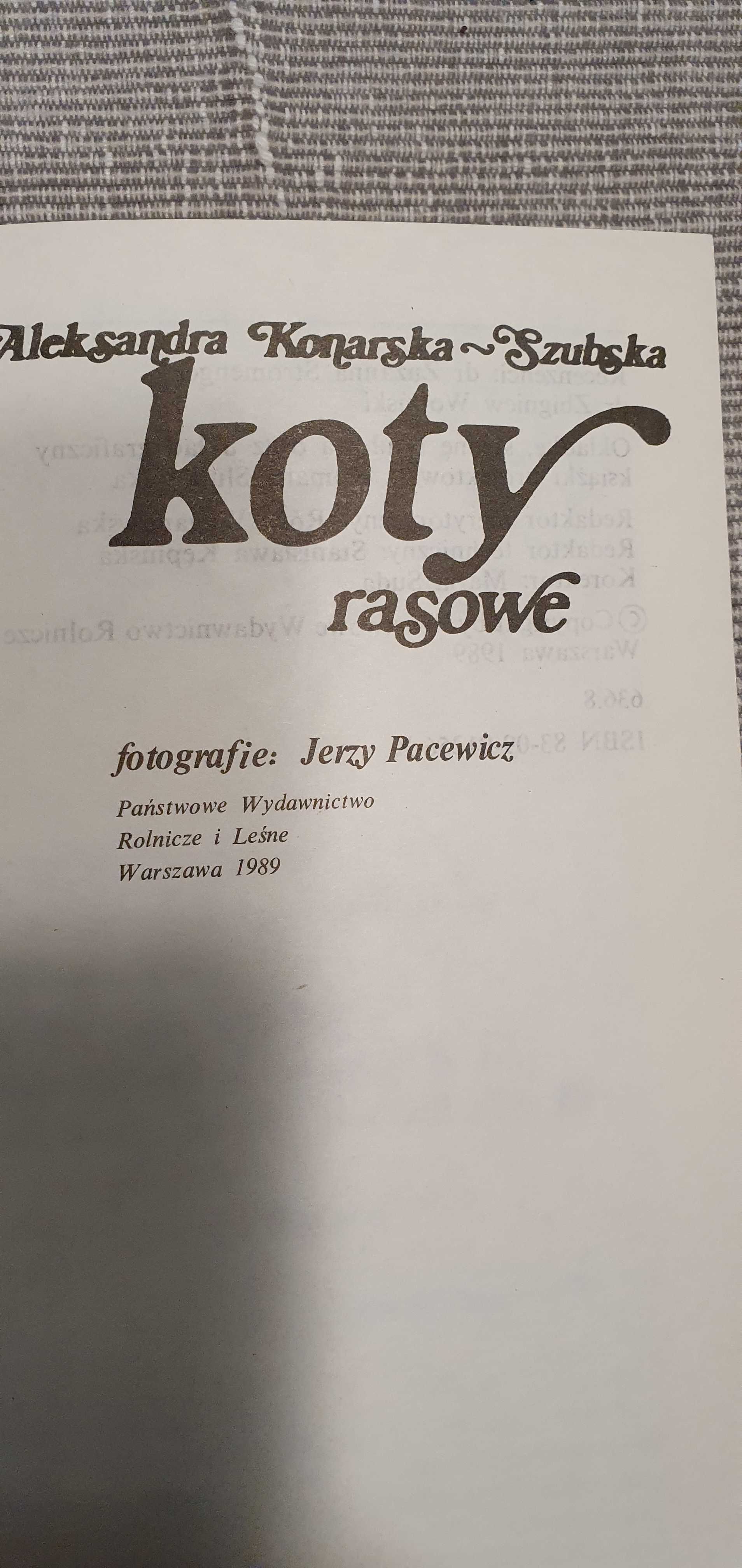 książka poradnik Koty rasowe