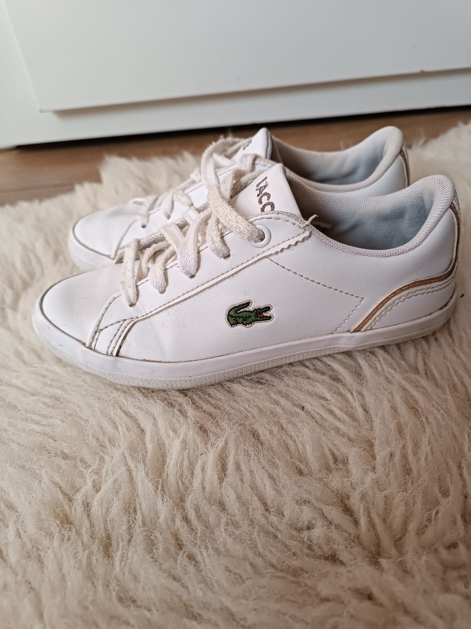 Lacoste buty sportowe adidasy białe 29