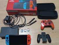 Zestaw konsola Nintendo z 3 grami, etui i padem
