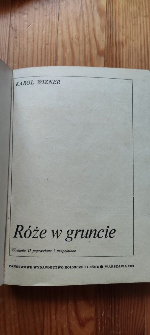 "Róże w gruncie" Karol Wizner