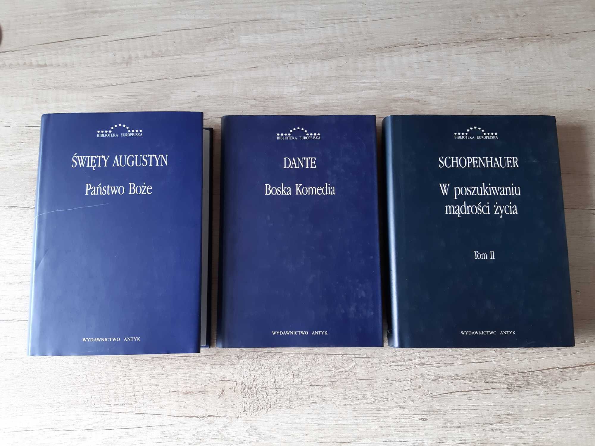 Trzy książki z Serii Biblioteka Europejska