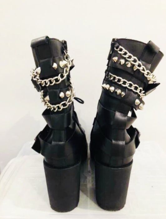 Botki skórzane Badura, trapery damskie