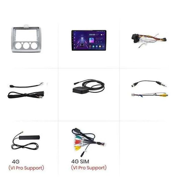 Radio Nawigacja Ford Focus 2 mk2 2004 - 2011, 2GB 32GB CarPlay Android