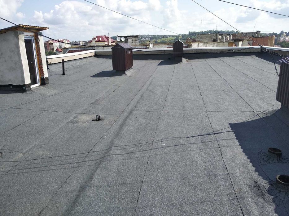 Покрівельні роботи, Ремонт Даху з руберойду,  мембра, Гідроізоляція