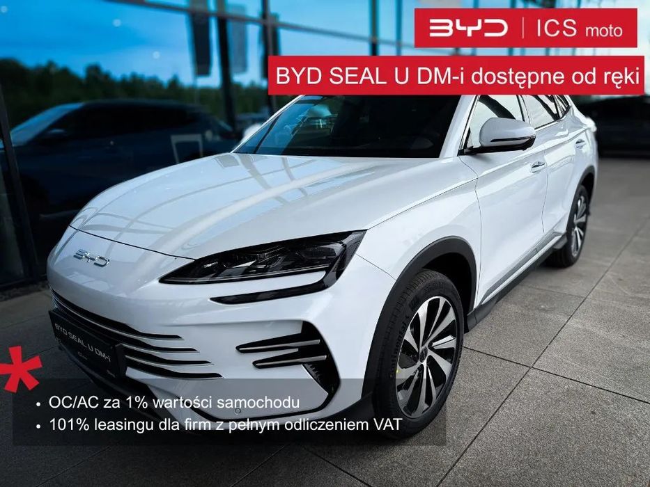 BYD Seal U 1.5 DM-i 218KM PHEV Boost - leasing od 1299netto/mies, zasięg 1000km+