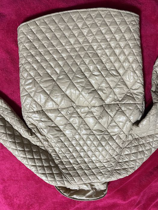 Стёганая куртка Mohito, размер 36 (S), бежево-шампанское