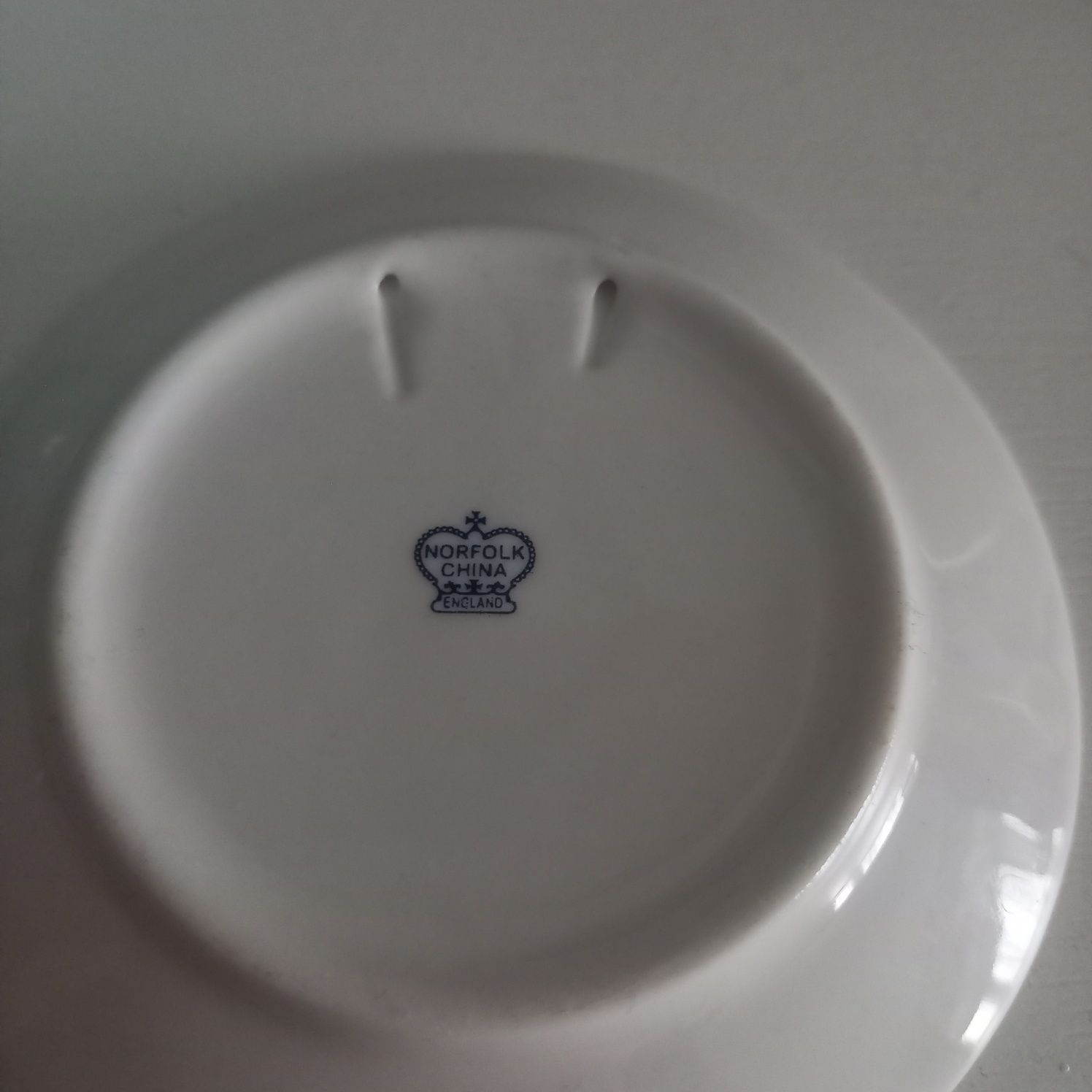 Rarytas talerzyk Norfolk Poppy Line porcelana kolej parowa vintage