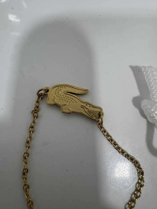 Bransoletka Lacoste Złota Damska – Nowa Biżuteria z Krokodylem