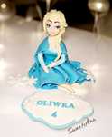 Elsa Elza Kraina lodu, Frozen figurka na tort