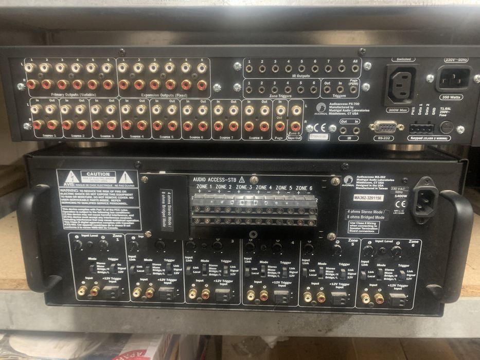 12 канальный усилитель AUDIOACCESS MA362 с предварительным PX700