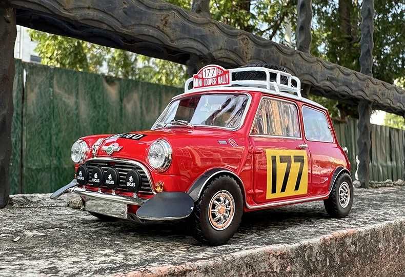 Miniatura Ixo  mini cooper rally 177 monte carlo 1966