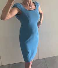 Błękitna sukienka Simple