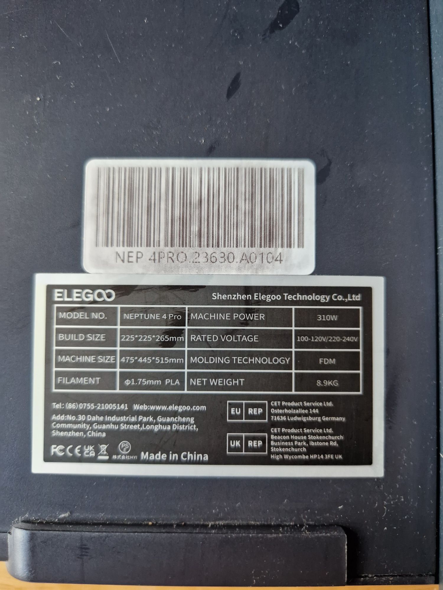 Drukarka 3D Elegoo Neptune 4 PRO