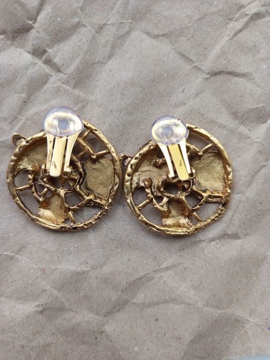 Вінтажні кліпси об'ємні Франція