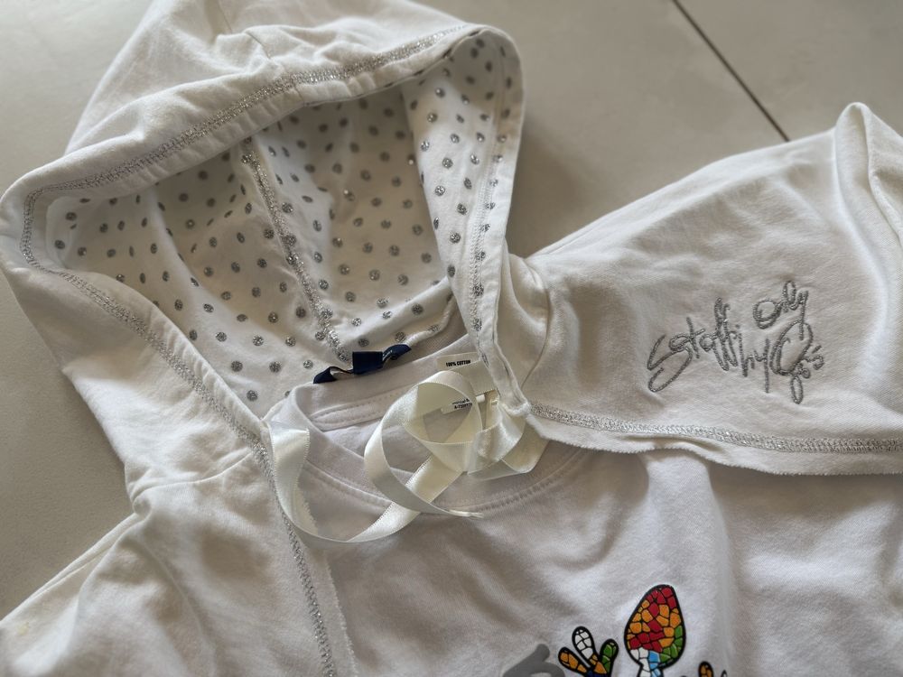 Desigual jeansy + bluza, koszulka  r. 140