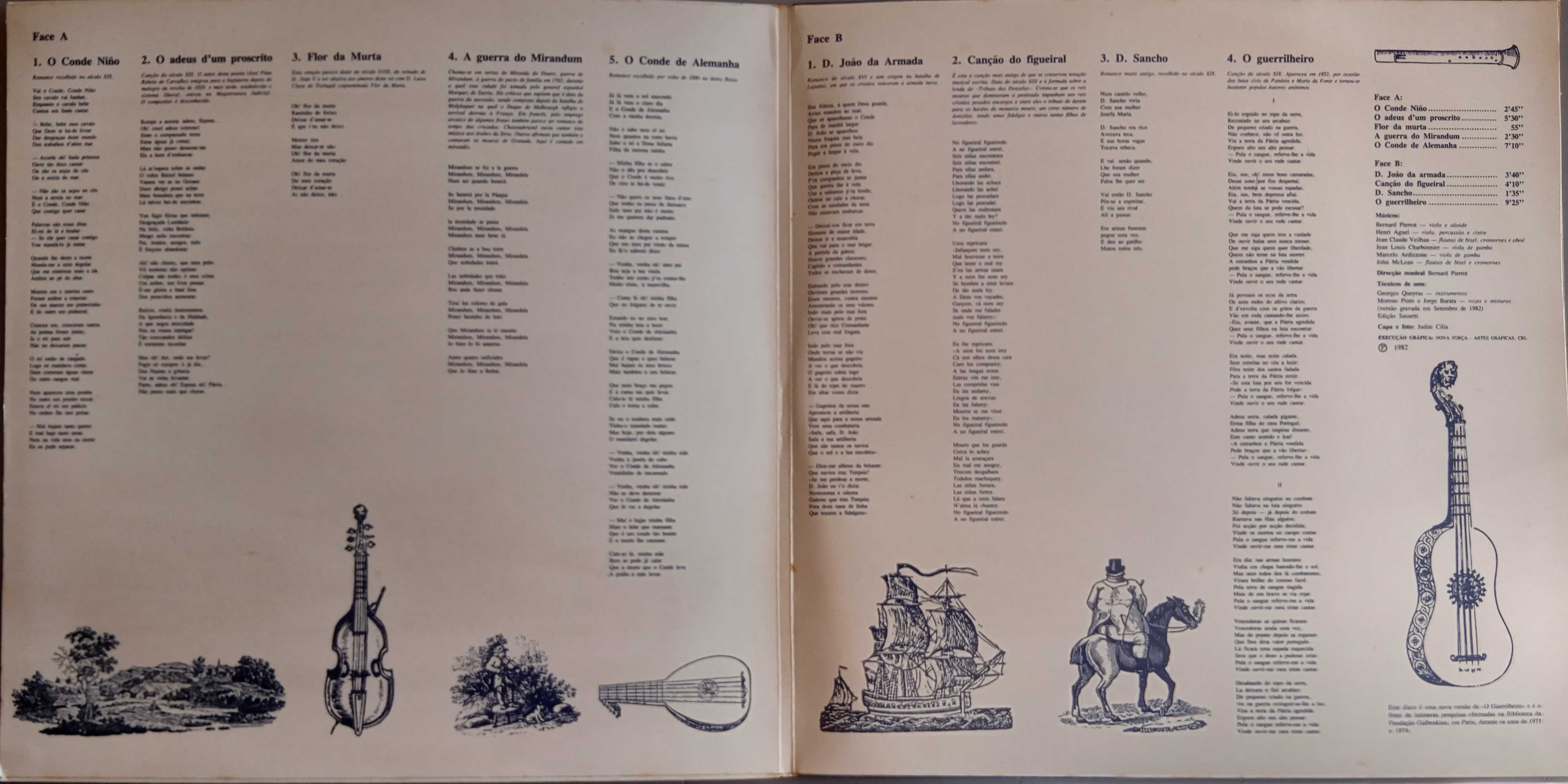 Luís Cília	- - - - -	Cancioneiro	- - - - -	LP