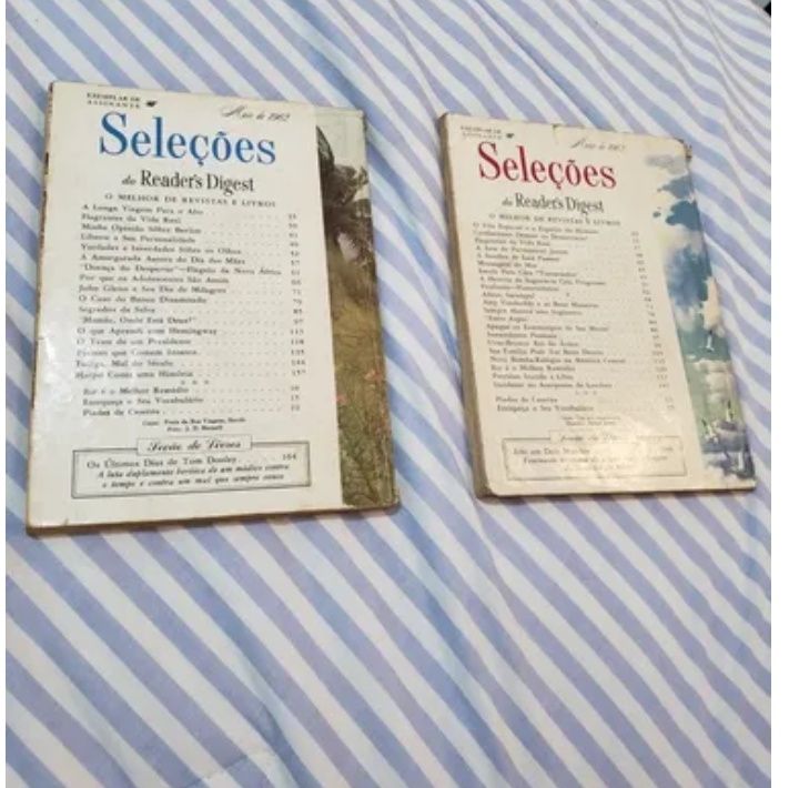 revistas seleções desde 1962 até 2016