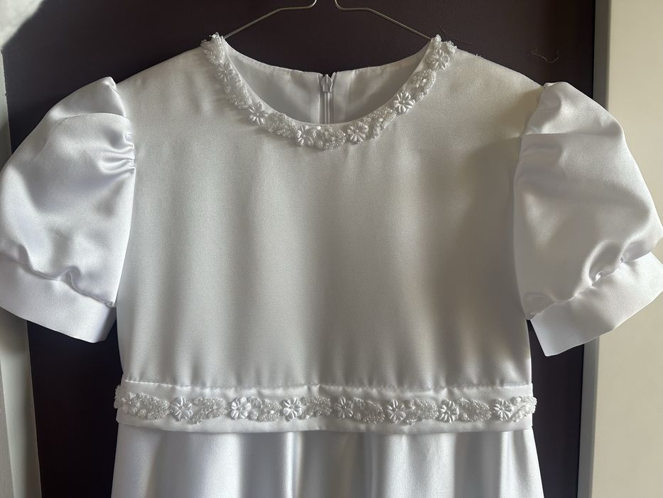 Sukienka do Komunii, Bamax 10A, z dodatkami. d:112cm