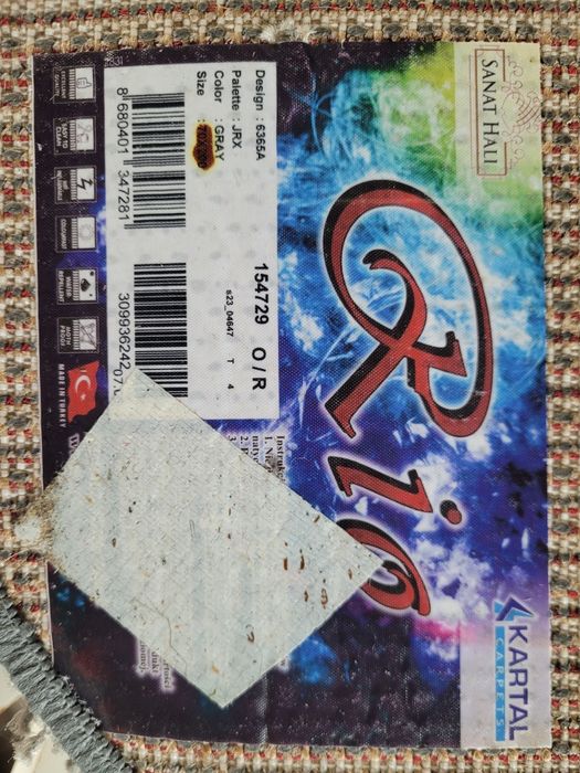 Dywaniki 18szt shaggy RIO Kartal sanat hali nakładki schody szare popi