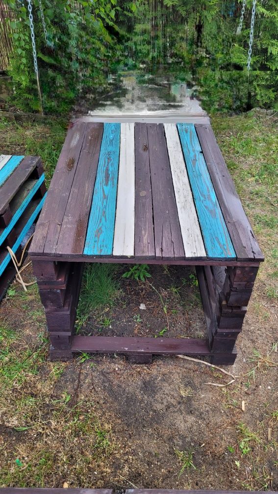 Sprzedam zestaw ogrodowy 2 ławki i stół