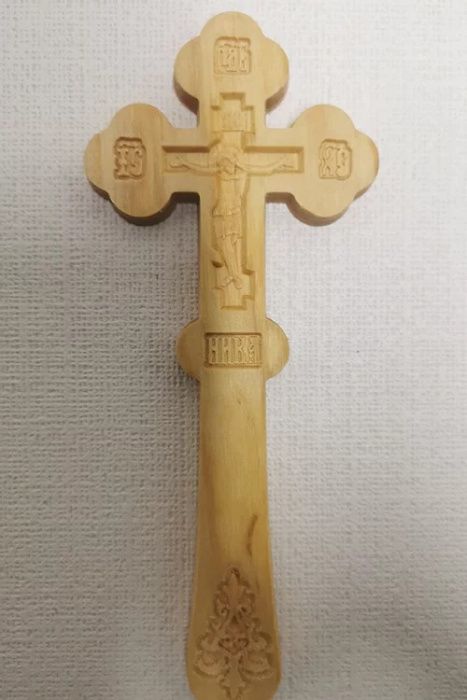 Крест служебный священника напрестольный деревянный