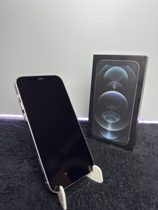 iPhone 12 Pro|Srebrny|100%|Bardzo Dobry|Pełen Zestaw