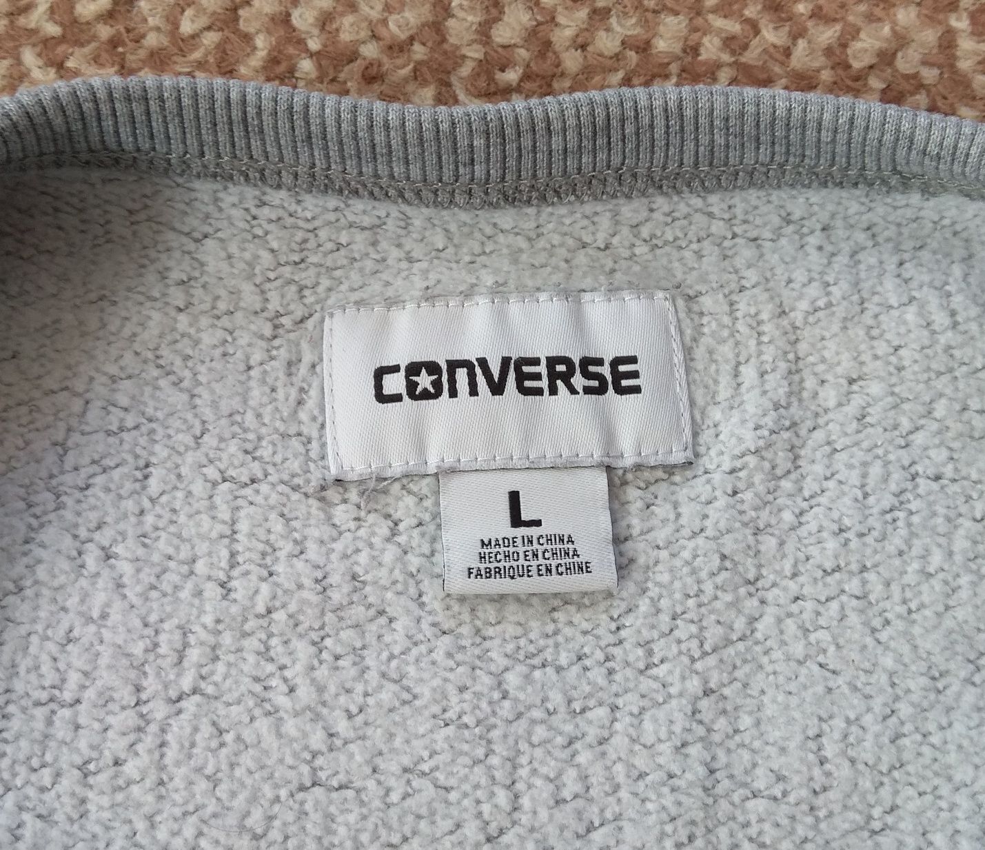 CONVERSE Core Oversized Crew L женский свитшот кофта ОРИГИНАЛ