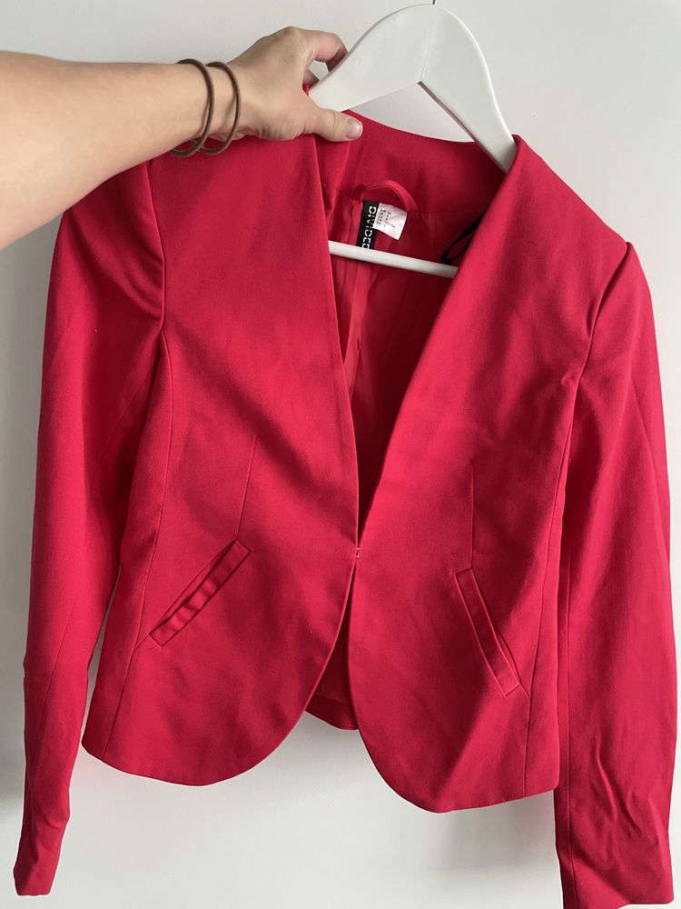 Піджак червоний h&m