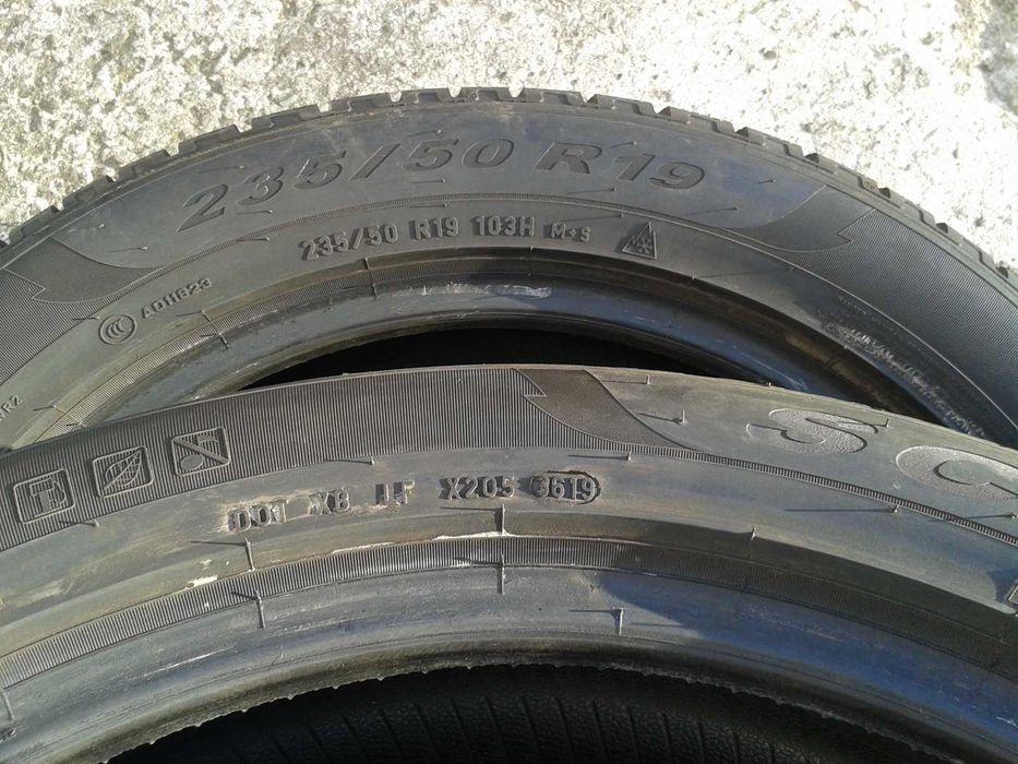235/50R19 Pirelli Winter 4x7,3mm 2019r