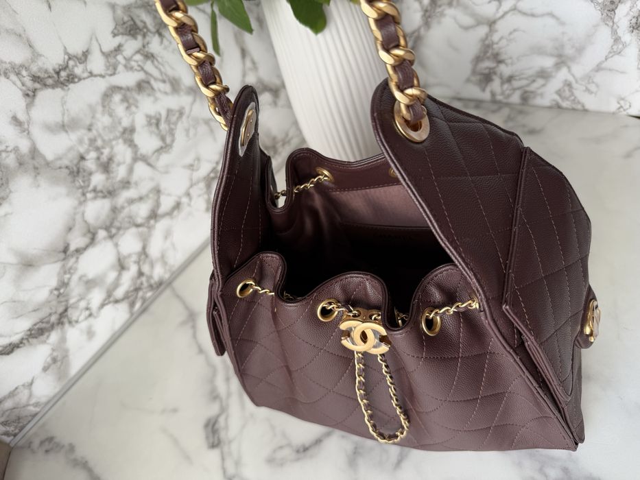 Torebka Chanel S25 Chocolate Brown