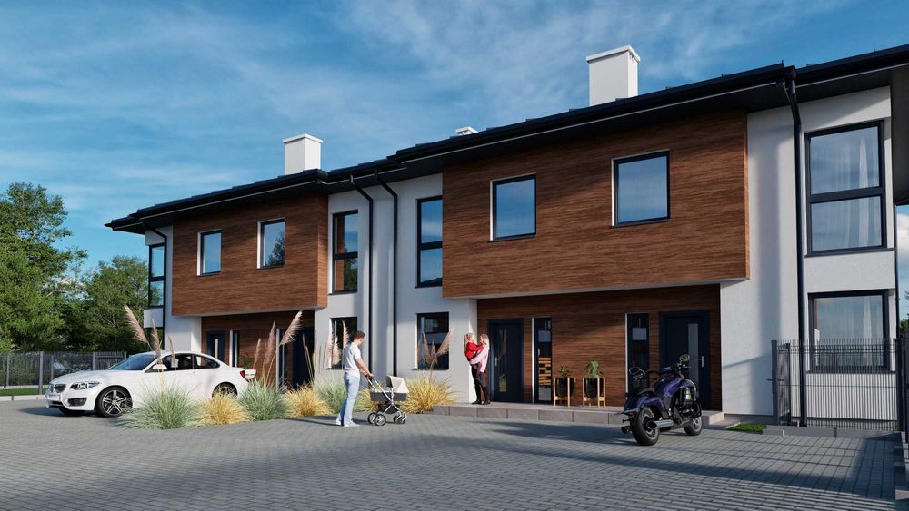 Nowoczesne mieszkania w zabudowie bliźniaczej