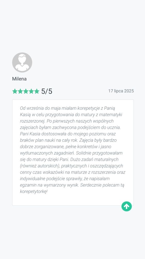 Matematyka korepetycje; matura poprawkowa; lekcje matematyki wakacje