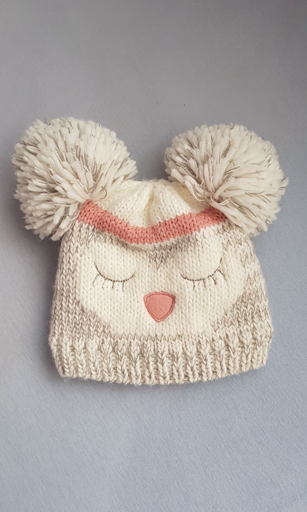 Zimowa czapka z uszami