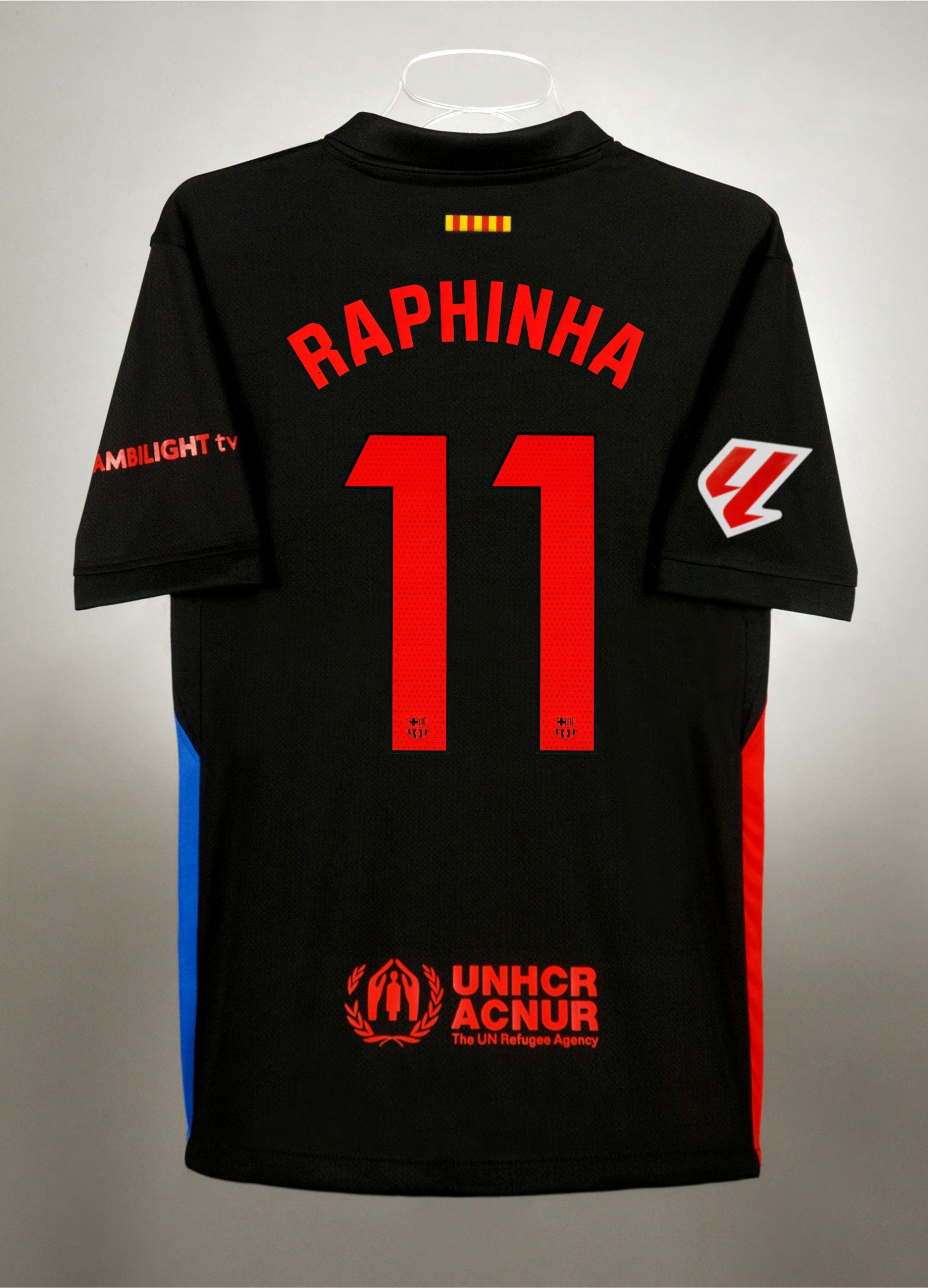 Koszulka FC Barcelona 24/25 La Liga wyjazdowa RAPHINHA 11 r. XL 48h