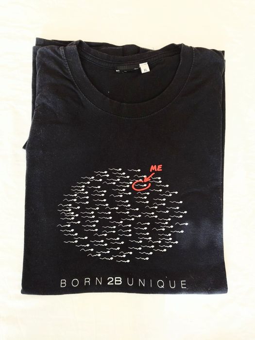 T-shirt preta homem XL