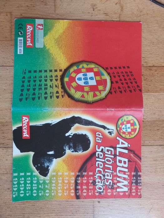 Caderneta de cromos - Álbum Glórias da Selecção - Completa